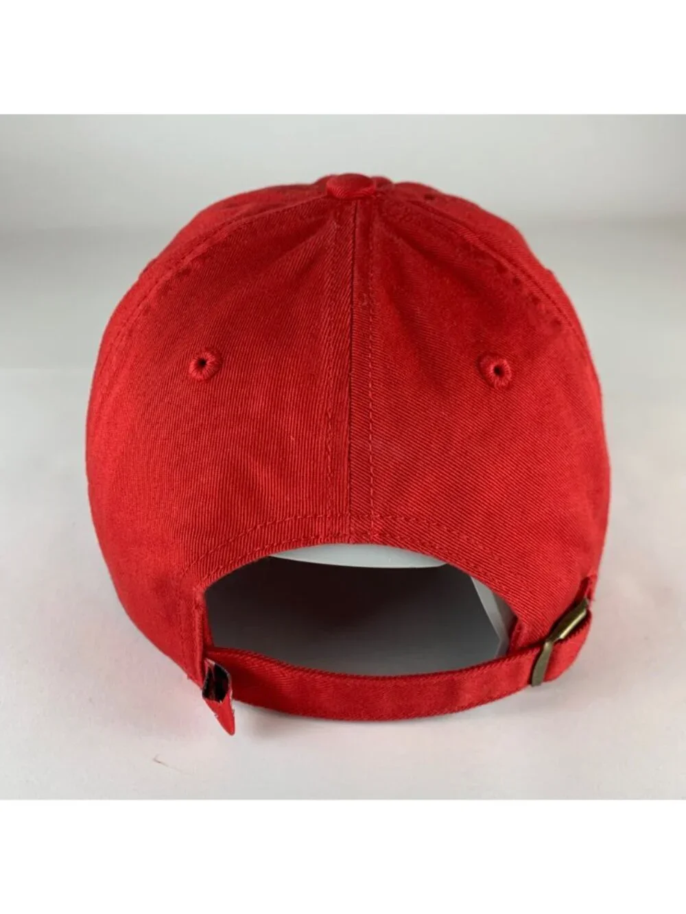 Kansas City Chiefs Red NFL Team Apparel Relaxed Fit Strapback Adjustable Hat